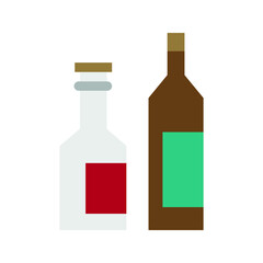 wine bottle vector for website symbol icon presentation