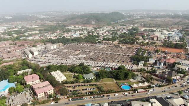 Shot of Garki ultra modern market, abuja Nigeria