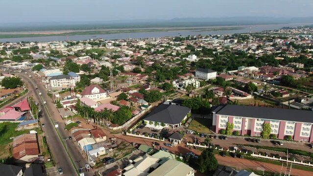 Shot of area View of Lokoja, Kogi State Nigeria