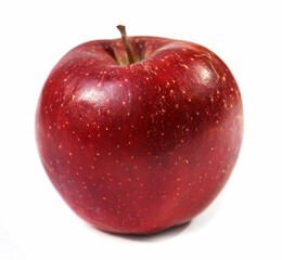 Red apple isolated on white background