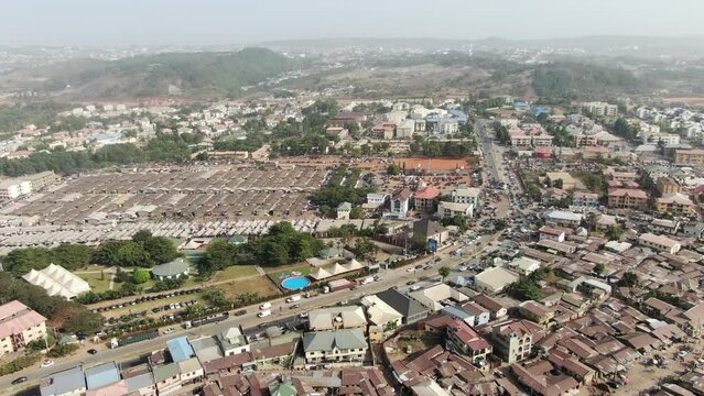 Shot Of Garki Ultra Modern Market, Abuja Nigeria