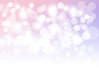 Bokeh pink and violet pastel colorful round lights for festival night parties.bubble blur vector background..