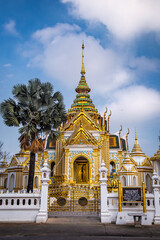 Fototapeta premium Wat Klang Bang Kaeo or Wat Klang Bang Kaew temple in Nakhon Pathom, Thailand