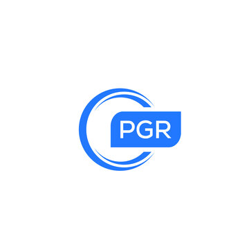 PGR letter design for logo and icon.PGR typography for technology, business and real estate brand.PGR monogram logo.vector illustration.
