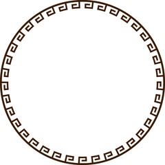 Circle decoration for badge design