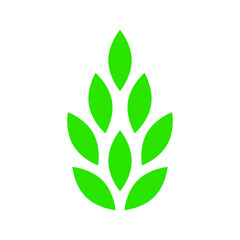 Leaves logo template