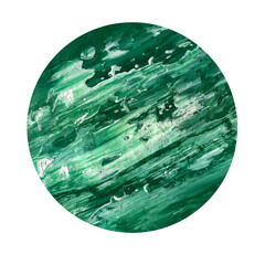 colorful abstract background, planet, space, smeared paint, palette knife painting