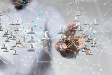 team hierarchy connection group digital