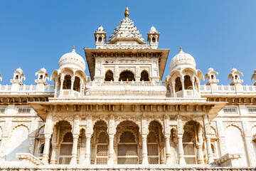 Exterior of the Jaswant Thada cenotaph  in Jodhpur, Rajasthan, India