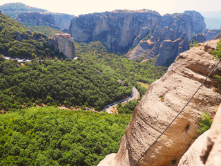 Steep rocks