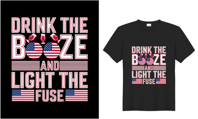 
us independance day t shirt design vector t shirt design and for prints t shirt fashion clothing poster, tote bag, mug and merchandise
 black background 