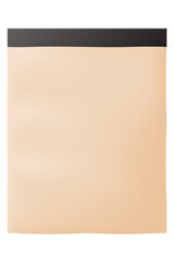 Paper bag mockup, Shopping kraft paper bag with handles