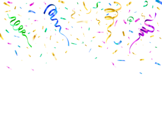 Colorful Falling Confetti