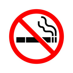 No smoking icon. vector illustration.