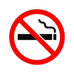 No smoking icon. vector illustration.