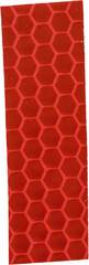 red glossy cloth reflector sticker