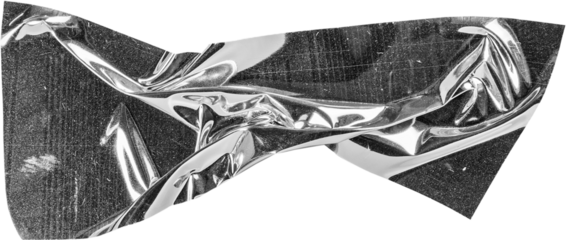 metallic sticky teared sticker shape isolated