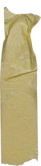 beige teared paper sticker or called strip with ripped edges