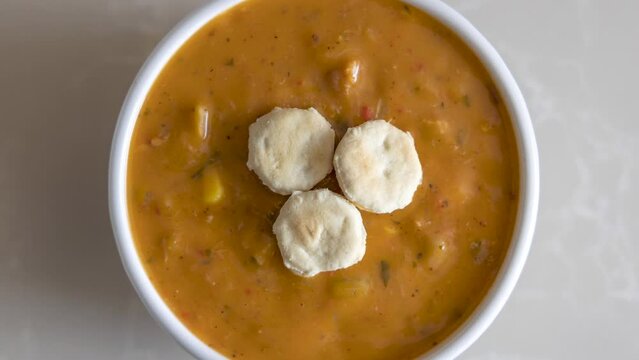 A Rotating Bowl of Salmon Chowder