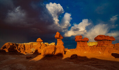 Storm Clouds Over the Hoodoos of Goblin Valley State Park