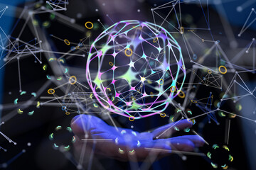 Telecommunication concept with abstract network structure