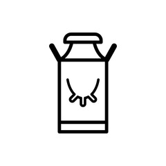Milk Container Icon.