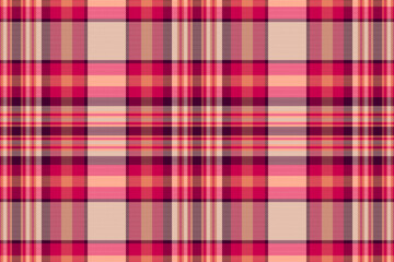 Tartan plaid pattern with texture and warm color.