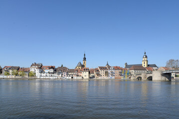 Obraz premium Main bei Kitzingen