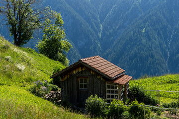 Obraz premium Safiertal in der Schweiz