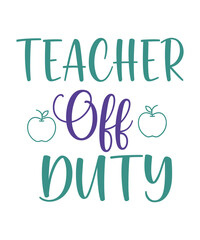 Fototapeta premium teacher t shirt, mug designs