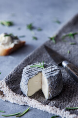 Crottin de chèvre cendré 