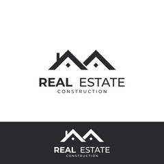 Residential, property, hotel and apartment business logo. With vector illustration concept.