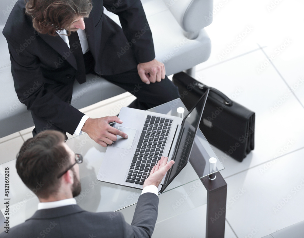 Canvas Prints business people talking on meeting at office