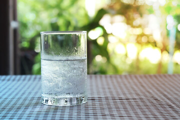 glass of water.