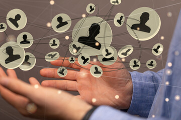 Abstract technology group and data