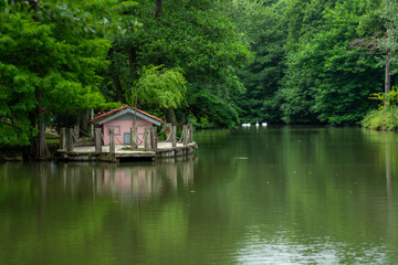 Obraz premium house on the river