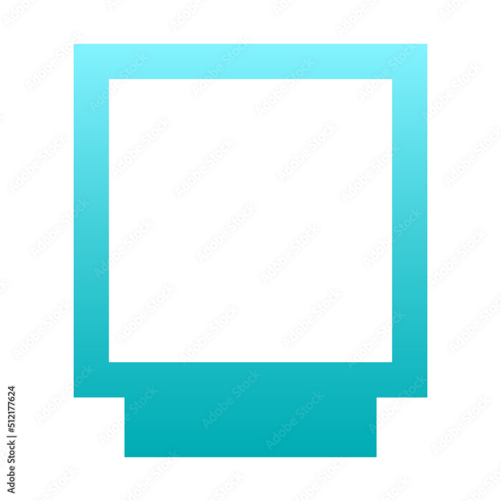 Poster colorful square frame
