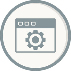 Web page settings Icon