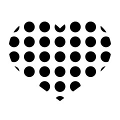 gradient abstract pattern heart
