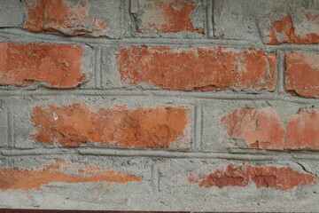red brick wall