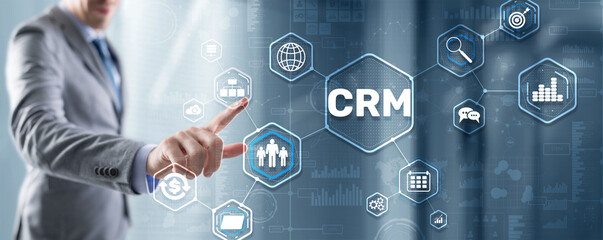 CRM Customer Relationship Management. Customer orientation concept