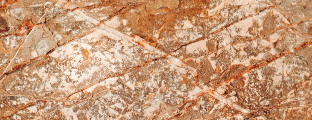 Wall marble. Brown texture. Stone background. Rock texture. Grunge Rough structure. Abstract texture. Rock surface with cracks. Rock pile. Paint spots wall.