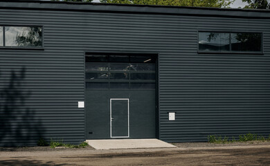facade of warehouse