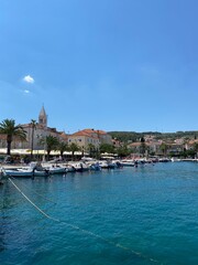 Fototapeta premium view of the town of kotor