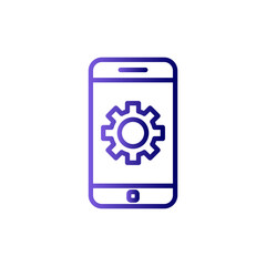 Fototapeta premium Smartphone Icon