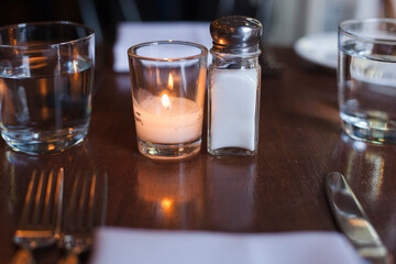 Table Setting at Restaurant