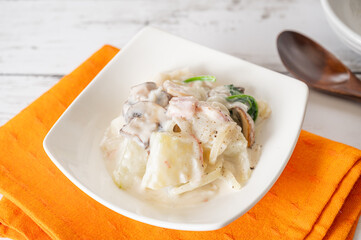 冬瓜のクリーム煮