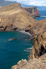 Fototapeta premium Wanderweg Ponta de São Lourenço auf Madeira