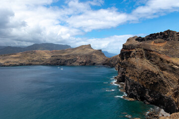 Fototapeta na wymiar Wanderweg Ponta de São Lourenço auf Madeira