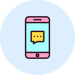 Phone Chat Icon